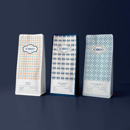 Sorriso - coffee bags packaging designs