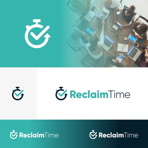 logo concept for a business-focused time management app