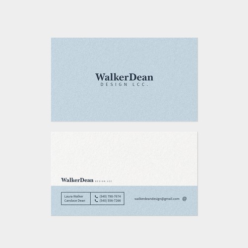 Business Card for Interior Design Firm