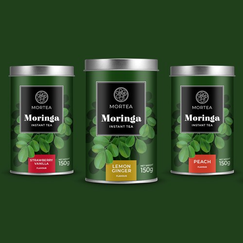 Label Design – Moringa Instant Tea