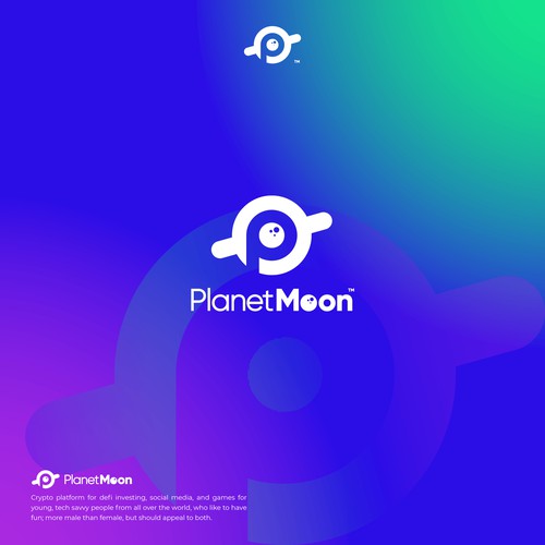 Planet Moon Logo design