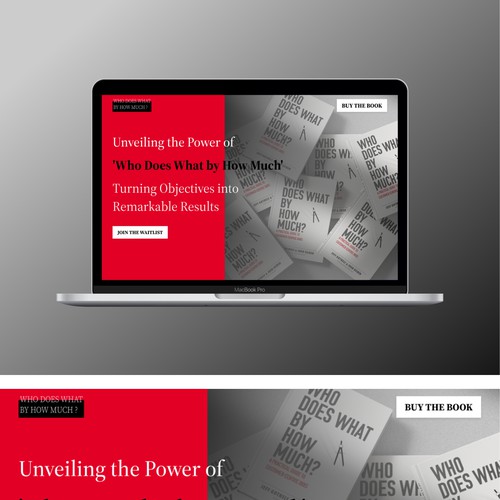 Website Redesign Elevating Book Promotion for OKR Mastery