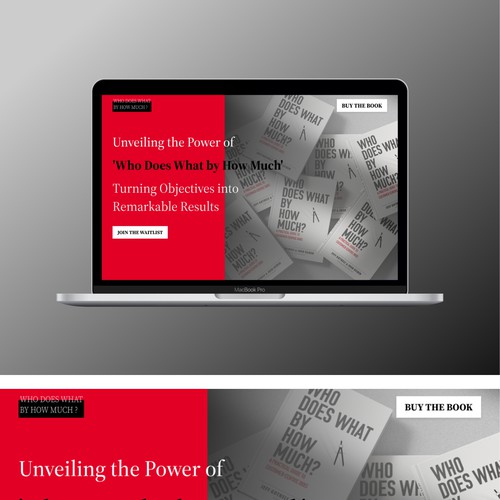 Website Redesign Elevating Book Promotion for OKR Mastery