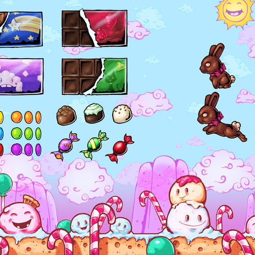 Art Needed for Side-Jumping Candy-Themed iOS Game.