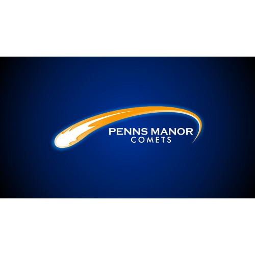 Create a Brand Logo for the 'Penns Manor Comets' with Comet logo!