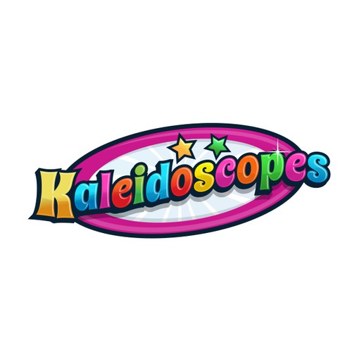 Logo for barbie brand, kaleidoscopes