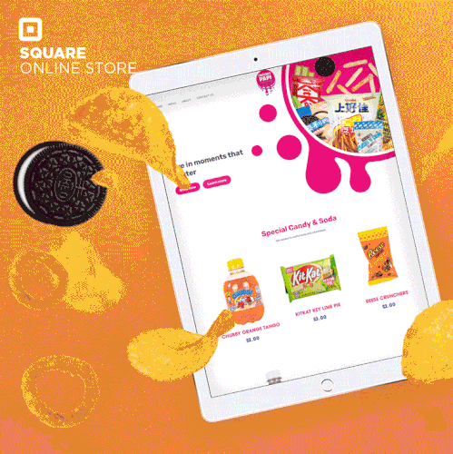 New Exotic Soda and Snack for Square Online Store