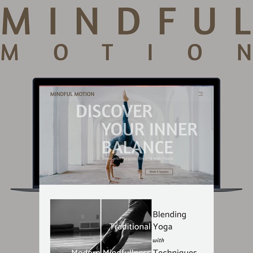 Mindful Motion | Yoga Studio Website Design