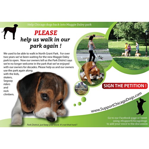 Help Chicago dogs back into Maggie Daley park - SupportChicagoDogs.com