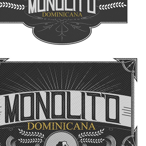 Monolit'o Dominicana Cigar Band and Boxlogo