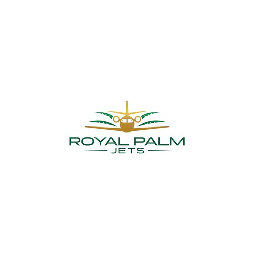 Luxury Aviation Logo for Royal Palm Jets
