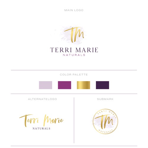 Terri Marie Logo Design & Brand Guide
