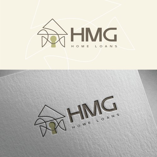 Modern minimalist simplicity house logo