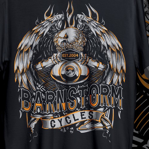 TSHIRT DESIGN FOR BARNSTORM MOTORCYLE