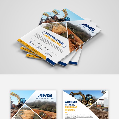 Marketing Brochure for a Contracting company 