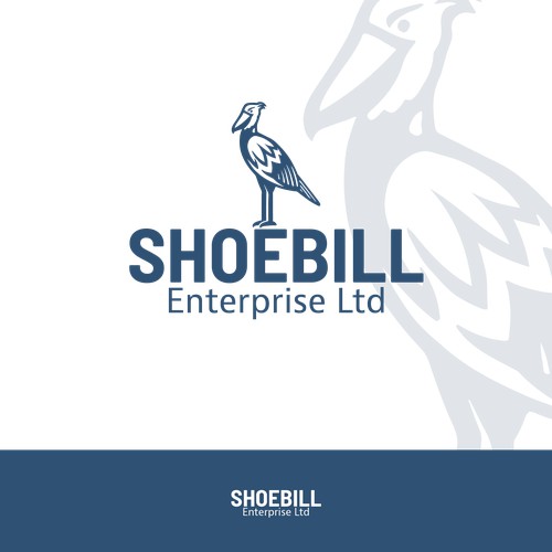 Shoebilll modern design logo