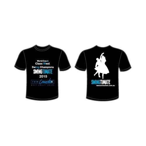 Design a cool T Shirt for our Dance Event "Swingtimate" 2015