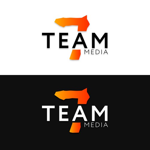 "Team 7 Media" Logo Concept