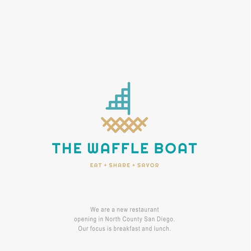 Creative logo for Waffle Restaurant