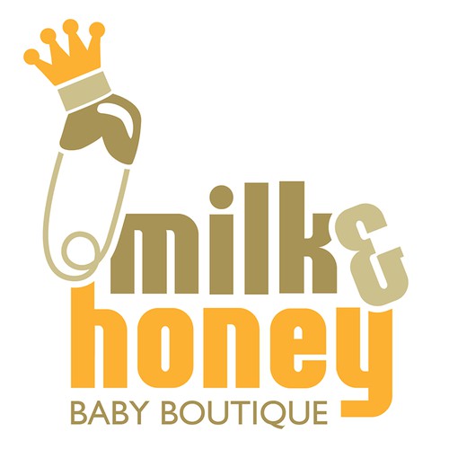 Create a logo that is modern, sleek yet playful for a luxury baby boutique. 
