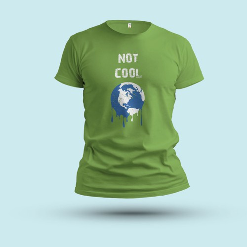 Climate Change Message T-shirt Design