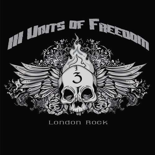 III Units of Freedom - Design a subversive logo for a rock band.