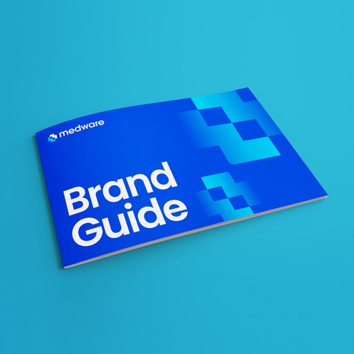 Modern Brand guide for medical company,