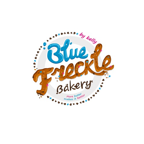 Delicious logo for a self-taught baker