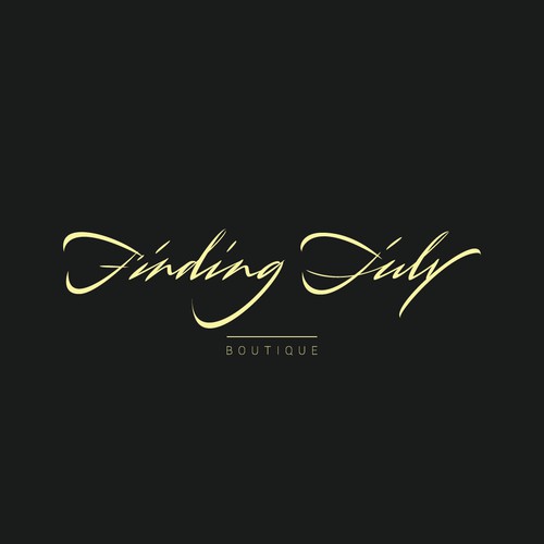 Finding July - logo concept
