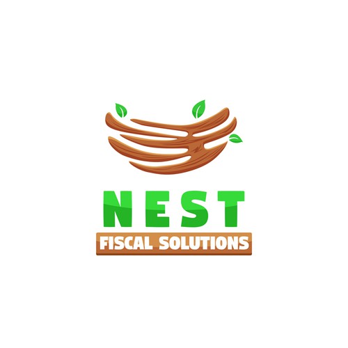 Nest Fiscal Solutions Logo Design