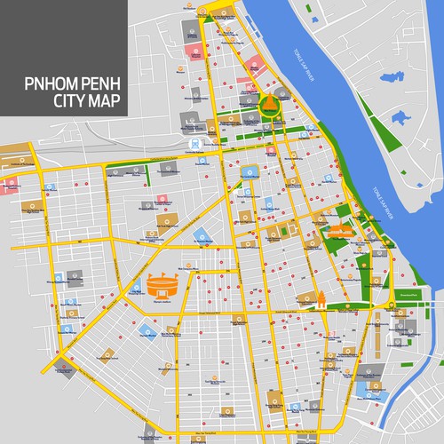 Pnhom Penh City Map