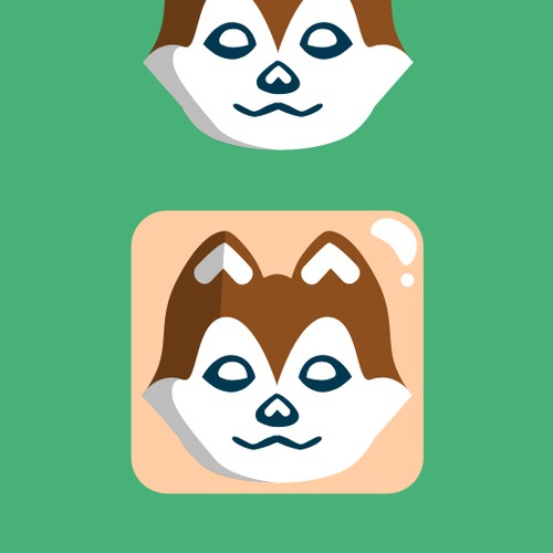 Design a icon / main character for a mobile app (Dog Related)