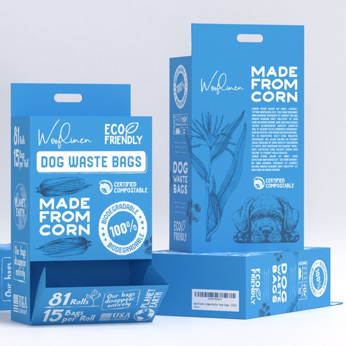 Bulk Display Box for Dog Waste Bag