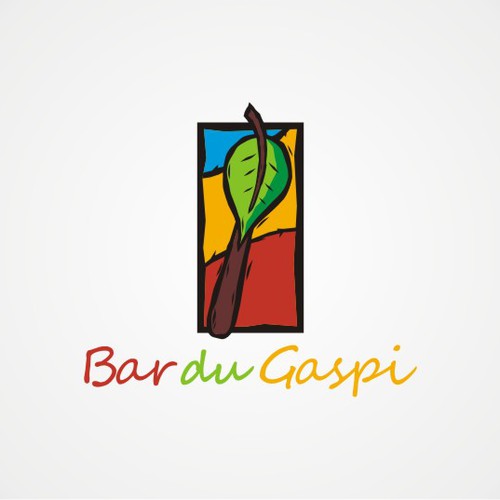 logo concept for Bar Du Gaspi