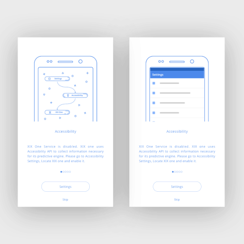 Onboarding Screen for an app