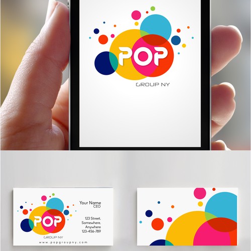 captivating logo for POP