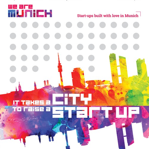 Infographic for Munich's Startup scene