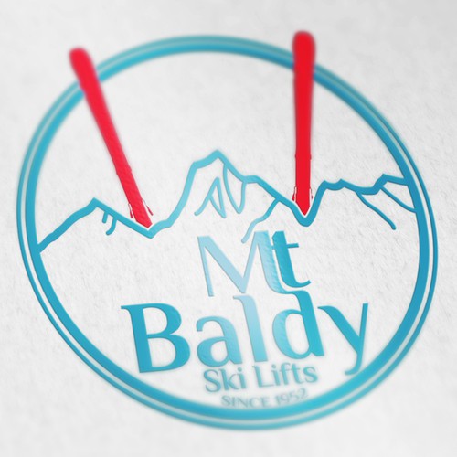 Mt Baldy Ski Lifts Logo Redesign