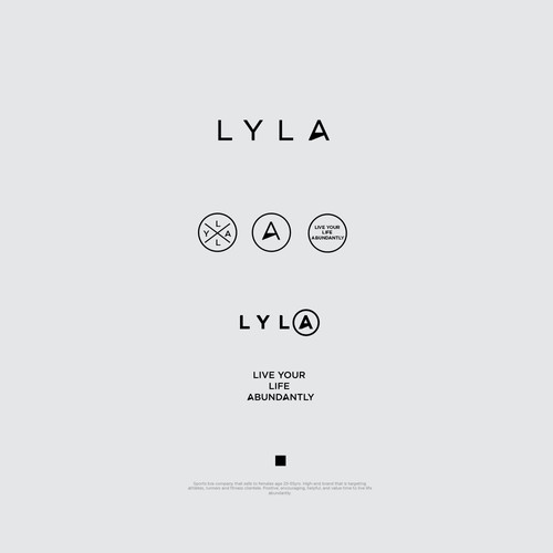 Typography logo concept for LYLA