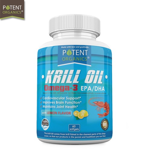 Create an Eye-Catching Label for Dietary Supplement.