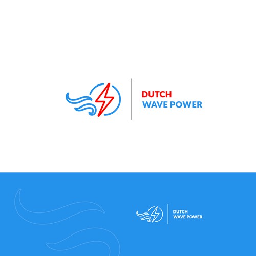 Logo design for Dutch Wave Power