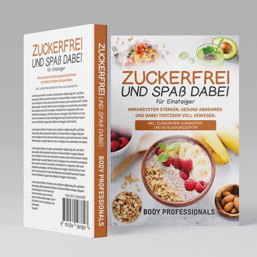 Healthy book cover design