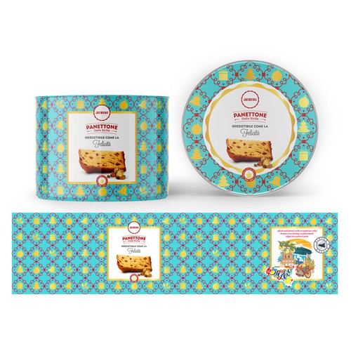 Scatola panettone siciliano