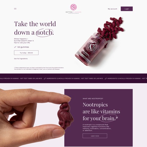 Premium Gummy Website Template