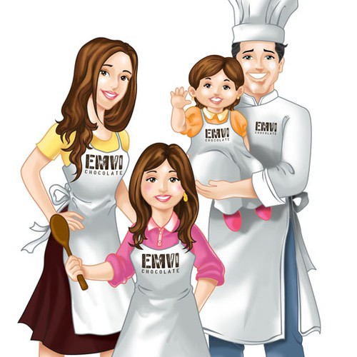 Illustration based on a family business