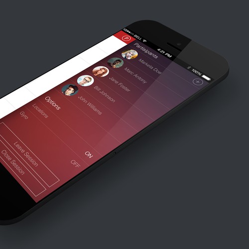 Great design for a timeline like messenger app needed :)