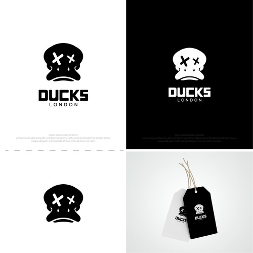 Bold logo concept for DUCKS LONDON