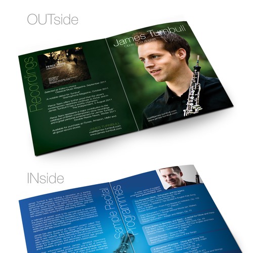 Press Kit Leaflet for Classical Musician