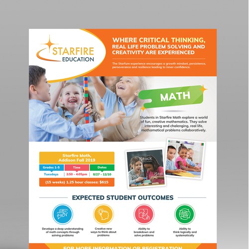 Flyer Design for Kids After School Programs