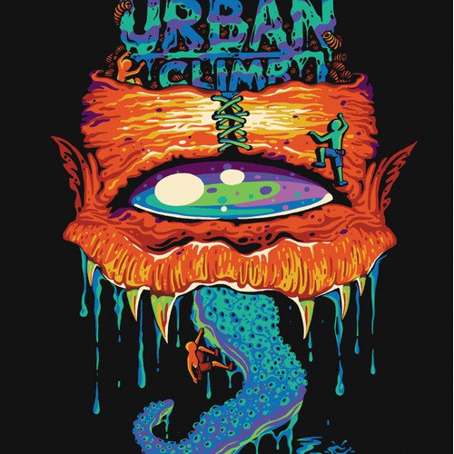 T-shirt design for Urban Climb